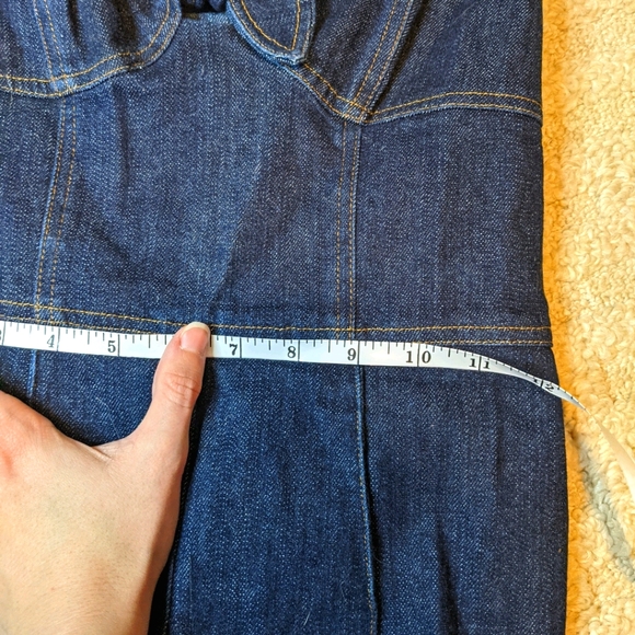 RARE Betsey Johnson Denim Jumpsuit - Picture 3 of 6